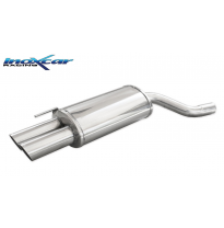 Escape trasero deportivo 2X80 RACING BMW E46 320D (150CV) 1999-- Ø60 CON Homologacion Europea Inoxcar