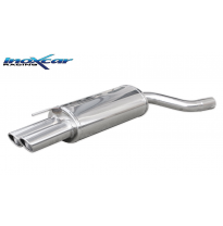 Escape trasero deportivo 2X90X70 BMW E46 320D (150CV) 1999-- Ø60 CON Homologacion Europea Inoxcar