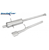 Escape trasero deportivo 1X120X80 MERCEDES CLASSE A (Type W168) 160 (102CV) 1998-2004 CON Homologacion Europea Inoxcar