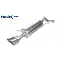 Escape trasero deportivo 2X80 RACING VOLKSWAGEN POLO (type 6C) 1.8 GTI (192cv) 2015-2018 diam. 55 CON Homologacion Europea I