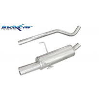 Escape trasero deportivo 1X80 FIAT PUNTO (Type 188) 1.8 16V HGT (131CV) 1999-2003 Ø 50 CON Homologacion Europea Inoxcar