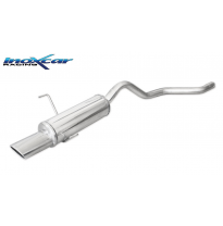 Escape trasero deportivo 1X120X80 FIAT PUNTO (Type 188) 1.8 16V HGT (131CV) 1999-2003 Ø 50 CON Homologacion Europea Inoxcar