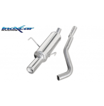 Escape trasero deportivo 1X80 FIAT PUNTO (Type 188) 1.9 JTD (86CV) 1999-2003 Ø 50 CON Homologacion Europea Inoxcar