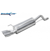 Escape trasero deportivo 2X70 RACING FIAT GRANDE PUNTO (Type 199) 1.4 TURBO T-JET (120CV) 2007-- Ø 50 CON Homologacion Europ