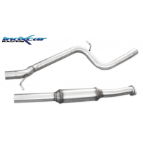 Tubo central con silenciador FORD FOCUS 3° serie (type MK3) 2.0T ST (250CV) 2012-- Ø 60 SIN homologacion Inoxcar