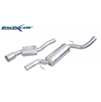 Escape trasero doble 1X102 MAZDA MAZDA 3 2.3 TURBO 16V MPS (260CV) 2006-- SIN homologacion Inoxcar