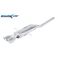 Escape trasero deportivo CEN 2X80 X-RACE MINI COOPER 1.6 J.COOPER WORKS (211CV) 2009-2012 (Type R56) CON Homologacion Europe