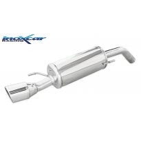 Escape trasero deportivo 1X100 X-RACE OPEL ADAM 1.4 S TURBO (150cv) 2015-- diam. 54 CON Homologacion Europea Inoxcar