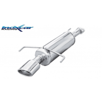 Escape trasero deportivo 1X120X80 OPEL ASTRA G 1.8 (125CV) 1998-2004 CON Homologacion Europea Inoxcar