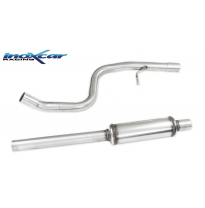 Tubo central con silenciador PEUGEOT 207 1.6 16V GTI (175CV) 2007-- Ø 55 CON Homologacion Europea Inoxcar