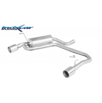 Silenciador trasero deportivo  duplex 1X102 PEUGEOT 406 1.8 (110CV) 1997-- CON Homologacion Europea Inoxcar