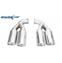 Cola escape 90 X-RACE Salida Izq. + Dcha.  PORSCHE CAYENNE 3.0 Tdi V6 (240cv-245cv)  2010-- SIN homologacion Inoxcar