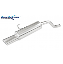 Escape trasero deportivo 1X120X80 RENAULT CLIO 2 1.4 16V (98CV) 1999-- Ø 45 CON Homologacion Europea Inoxcar