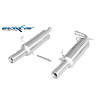 Escape trasero deportivo CEN 2X80 RENAULT CLIO 2 RS 2.0 fase3 (182CV) 2004-2005 CON Homologacion Europea Inoxcar
