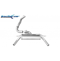 Escape trasero deportivo 1X50 Salida Izq. + Dcha. RENAULT CLIO 4 RS TROPHY 220 EDC 1.6 Turbo (220CV) 2015-- Ø 63,5 CON Homol