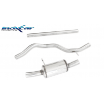 Tubo central directo+ Escape trasero (solo lato sx) Ø 60 RENAULT MEGANE IV GT 1.6 Tce (205cv) 2016-- Ø 60 SIN homologacion Inoxc