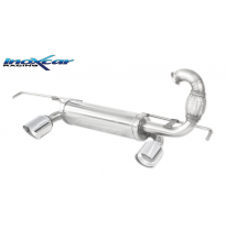 Escape trasero deportivo 1X80 RACING Salida Izq. + Dcha. RENAULT TWINGO (type MK3) GT 900 (110CV) 2017-- CON homologacion In