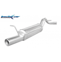 Escape trasero deportivo 1X80 SEAT IBIZA (Type 6L) 1.2 12V (64CV) 2002-2006 Ø 45 CON Homologacion Europea Inoxcar