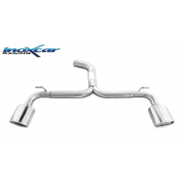 Escape trasero sin silenciador 150x105 OBLIQUO Salida Izq. + Dcha. SEAT LEON (Type 5F) CUPRA 2.0 (280cv) 2014-- diam. 70 SIN hom