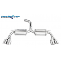 Escape trasero deportivo 2X80 RACING Salida Izq. + Dcha. SEAT LEON (Type 5F) CUPRA 2.0 (280cv) 2014-- diam. 70 CON Homologac