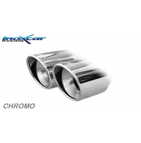 Escape trasero deportivo 2X80 X-RACE SEAT LEON (Type 5F) 1.4 TSI FR (122cv) 2015-- CON Homologacion Europea Inoxcar