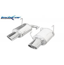 Escape trasero deportivo 1X150X105 Salida Izq. + Dcha. SUBARU IMPREZA 4WD 2.5 T WRX-STI MY15 (300cv) 2014- CON homologacion