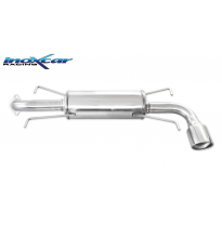 Escape trasero deportivo 1X100 X-RACE SUBARU IMPREZA 4WD 2.5 WRX (265CV) 2008-- SIN homologacion Inoxcar