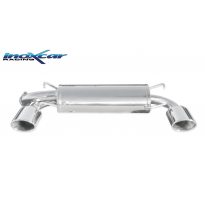 Escape trasero deportivo 1X150X105 Salida Izq. + Dcha. SUBARU IMPREZA 4WD 2.5T WRX STI 08MY (300CV) 2008-- CON Homologacion