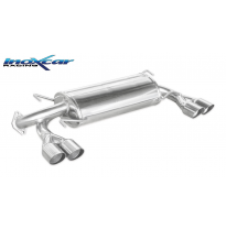 Escape trasero deportivo 2X80 RACING Salida Izq. + Dcha. SUBARU IMPREZA 4WD 2.5T WRX STI 08MY (300CV) 2008-- CON Homologacio