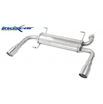 Escape trasero deportivo 1X80 RACING Salida Izq. + Dcha. SUZUKI SWIFT 1.6 VVT SPORT (136CV) 2012-- Ø 50 SIN homologacion Ino