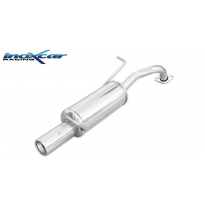 Escape trasero deportivo 1X102 TOYOTA YARIS 1.0 (69cv) 2011-- CON Homologacion Europea Inoxcar