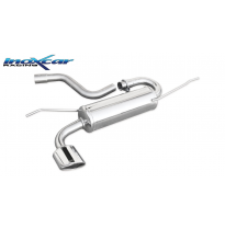 Escape trasero deportivo 1X120X80 OBLIQUO VOLKSWAGEN GOLF 5 2.0 TDI (140CV) 2004-- Ø 55 CON Homologacion Europea Inoxcar