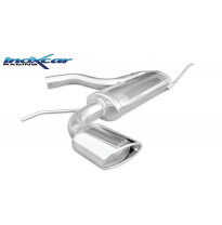 Escape trasero deportivo 1X120X80 OBLIQUO VOLKSWAGEN GOLF 5 2.0 16V TFSI GTI (200CV-230CV) 2004-- Ø 65 CON Homologacion Euro