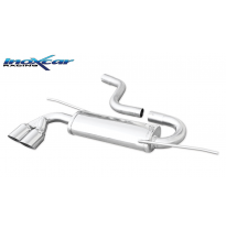 Escape trasero deportivo 2X80 RACING VOLKSWAGEN GOLF 6 1.4 TSI (160CV) 2009-- Ø 55 CON Homologacion Europea Inoxcar