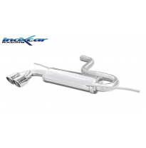 Escape trasero deportivo 2X80 X-RACE VOLKSWAGEN GOLF 6 1.4 TSI (160CV) 2009-- Ø 55 CON Homologacion Europea Inoxcar