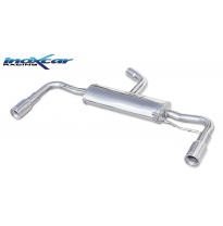 Escape trasero deportivo 1X80 Salida Izq. + Dcha. VOLKSWAGEN GOLF 6 2.0 TSI GTI (210CV) 2009-- CON Homologacion Europea Inox