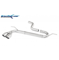 Escape trasero sin silenciador 2X80 RACING VOLKSWAGEN GOLF 7 1.4 (125cv) 2013-- SIN homologacion Inoxcar