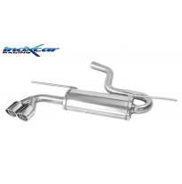 Escape trasero deportivo 2X80 X-RACE VOLKSWAGEN GOLF 7 2.0 GTD (184cv) 2013-- Ø 55 PENDIENTE de Homologacion Europea Inoxcar