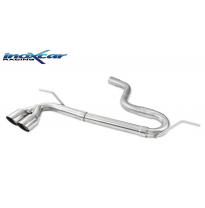 Escape trasero sin silenciador 2X80 RACING VOLKSWAGEN GOLF 7 1.4 TSI (140-150cv) 2013-- SIN homologacion Inoxcar