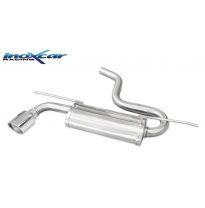 Escape trasero deportivo 1X100 X-RACE VOLKSWAGEN GOLF 7 1.6 TDI (105cv) 2015-- CON Homologacion Europea Inoxcar