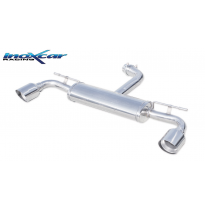 Escape trasero deportivo 1X102 RACING Salida Izq. + Dcha. VOLKSWAGEN GOLF 7 GTI Clubsport 2.0 TSI (265cv-290cv-310cv) 2016--