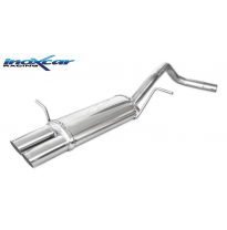 Escape trasero deportivo 2X70 RACING VOLKSWAGEN POLO (Type 9N) 1.4 SPORTLINE (80CV) 2006-2008 Ø 45 CON Homologacion Europea