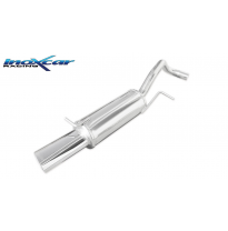 Escape trasero deportivo 1X120X80 OBLIQUO VOLKSWAGEN POLO (type 6R) 1.4 16V GTI (180CV) 2010-2014  Ø 55 CON Homologacion Eur