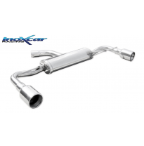 Escape trasero deportivo 1X102 Salida Izq. + Dcha. VOLKSWAGEN SCIROCCO 2.0 R TSI DSG (265CV) 2010-- CON Homologacion Europea