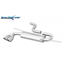 Escape trasero deportivo 2X80 RACING VOLKSWAGEN SCIROCCO 2.0 TDi (140CV) 2008-- CON Homologacion Europea Inoxcar