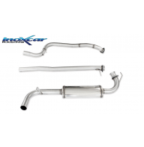 Tubo central directo + Escape trasero Grupo.N  60 Ø LANCIA DELTA 2.0 TURBO HF EVOLUZIONE 1992-- SIN homologacion Inoxcar