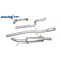 Tubo de sustitución del catalizador + Tubo central directo + Escape trasero gr.A  63,5 Ø PEUGEOT 208 GTI 1.6 (200cv) SIN homolog