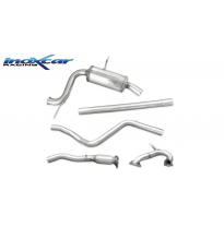 Tubo de sustitución del catalizador + Tubo intermedio + Tubo central directo + Escape trasero Grupo.N 63,5 Ø RENAULT MEGANE III