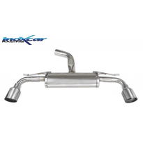 Escape trasero deportivo 1X102 RACING Salida Izq. + Dcha. VOLKSWAGEN GOLF 7.5 2.0 GTI (245cv) 2017-- CON Homologacion Europe