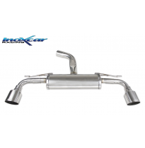 Escape trasero deportivo 1X114 RACING Salida Izq. + Dcha. VOLKSWAGEN GOLF 7.5 2.0 GTI (245cv) 2017-- CON Homologacion Europe